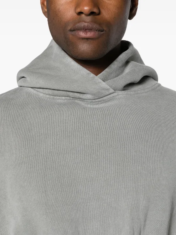 ENTIRE STUDIOS Heavy Cropped Hoodie Grey FARFETCH AU