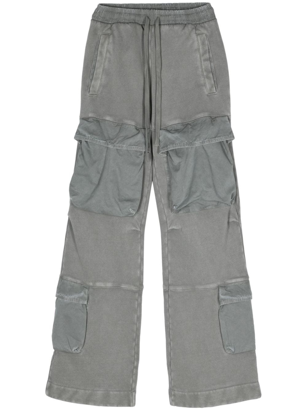 Entire Studios Utility Mid-rise Track Trousers In Gray