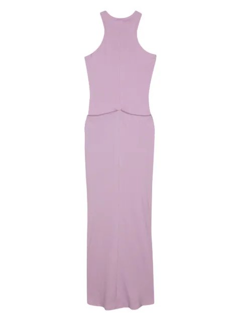 ALESSANDRO VIGILANTE fine-ribbed maxi dress VEWY50064AVYE058 - 1