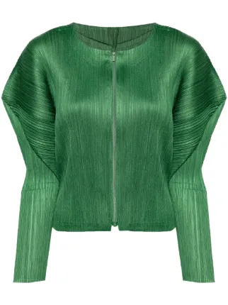 Pleats Please Issey Miyake February pinched-shoulder Pleated 