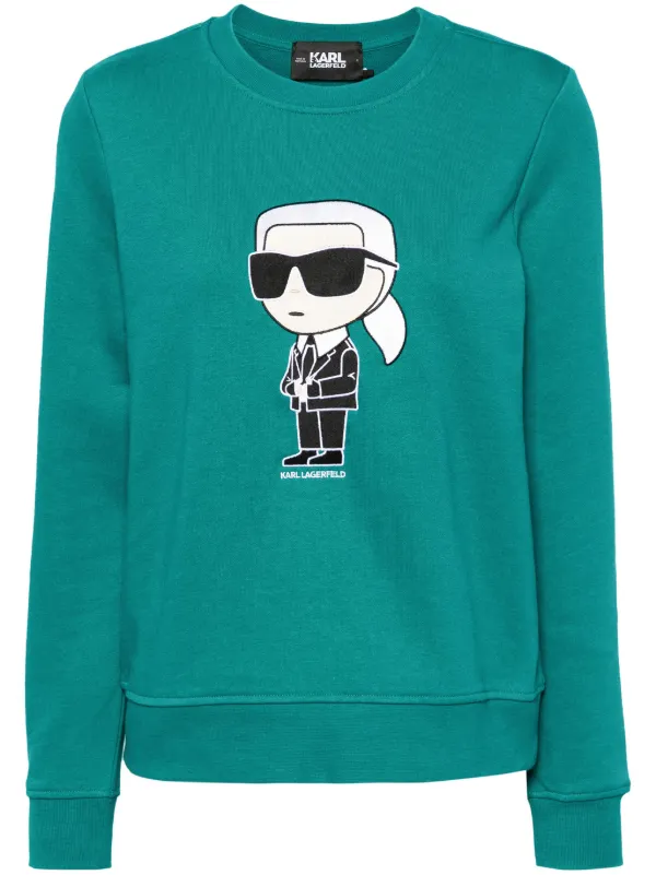 Karl Lagerfeld Karl Ikonik Cotton Sweatshirt Green FARFETCH AZ