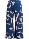 Pleats Please Issey Miyake Lucid cropped trousers - Blue