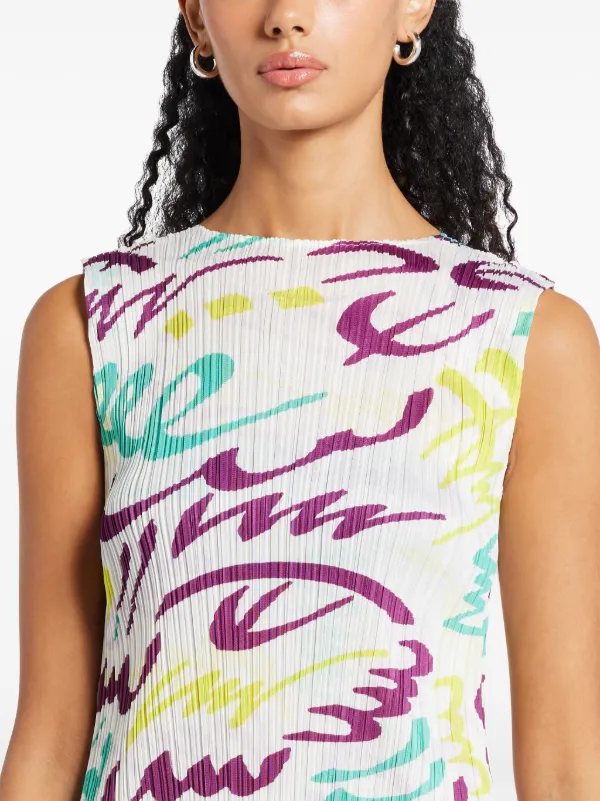 Pleats Please Issey Miyake Fizzy ドレス | ホワイト | FARFETCH JP 