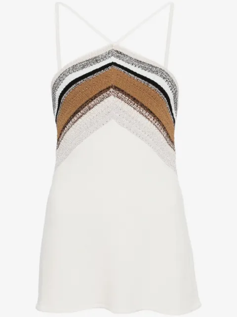 Proenza Schouler top Bella con cuello halter