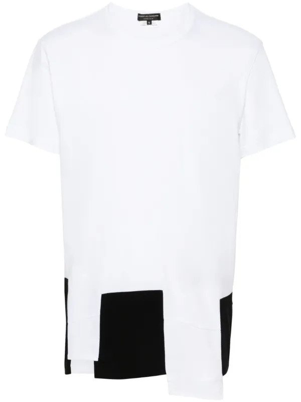 Comme Des Garçons Homme Plus パッチワーク Tシャツ | ホワイト
