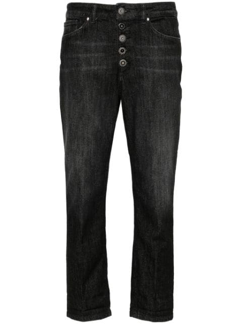 DONDUP jeans capri Koons con tiro medio