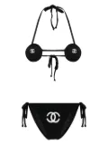 CHANEL Pre-Owned 1990-2000’s Bikini Swimwear Swimsuit - Black