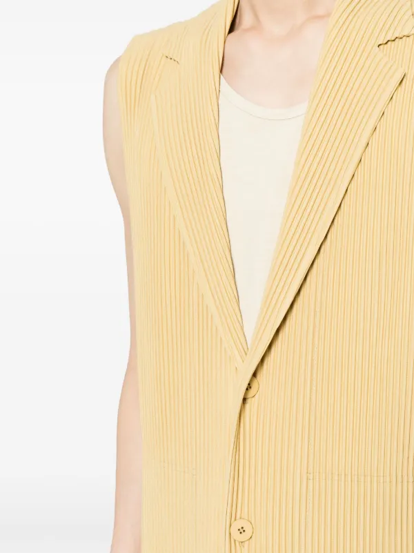 Homme Plissé Issey Miyake Tailored Pleats 1 ベスト | イエロー
