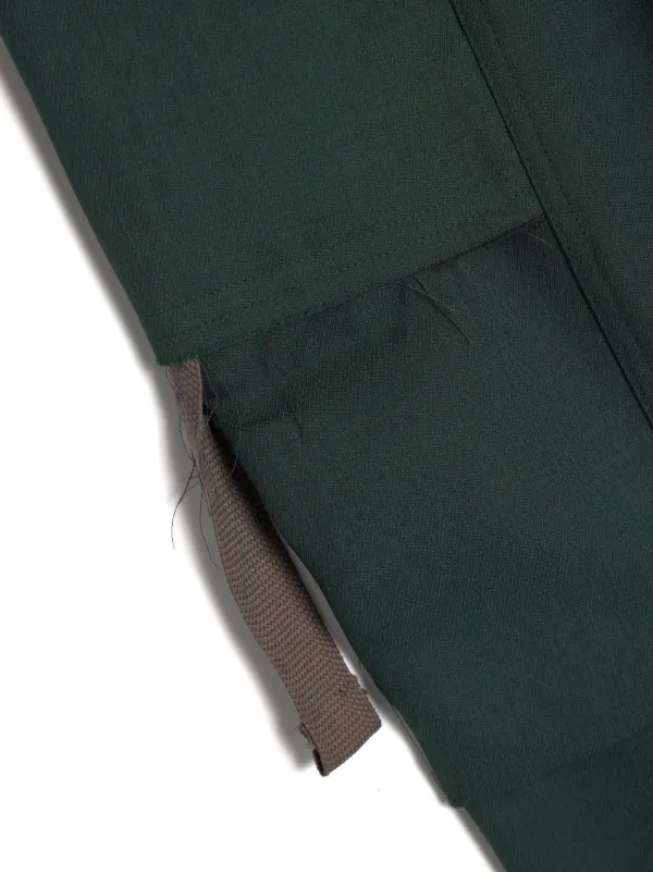 Song For The Mute Tabbed straight-leg Cargo Trousers | Green