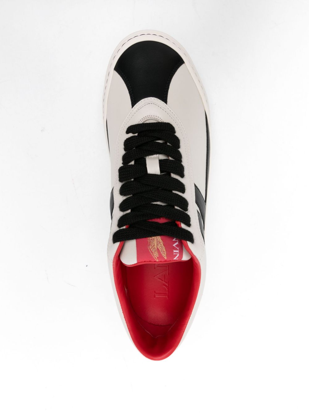 Shop Lanvin X Future Cash Colour-block Sneakers In Neutrals