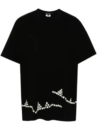 comme des garçons homme Tシャツ Comme Des Garçons Homme Plus ボタンディテール Tシャツ
