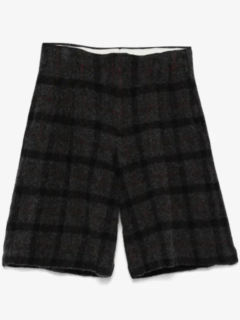 Comme des Garçons Homme Plus plaid-pattern shorts