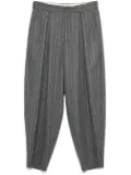 Comme des Garçons Homme Plus pinstripe trousers - Grey