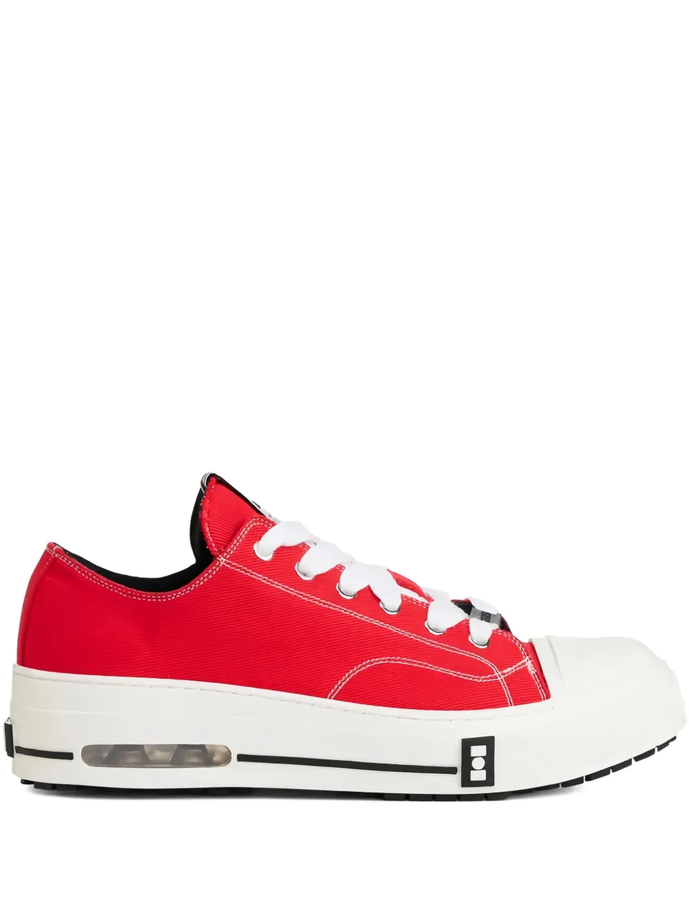 Nahmias Lace-up Platform Sneakers In Red