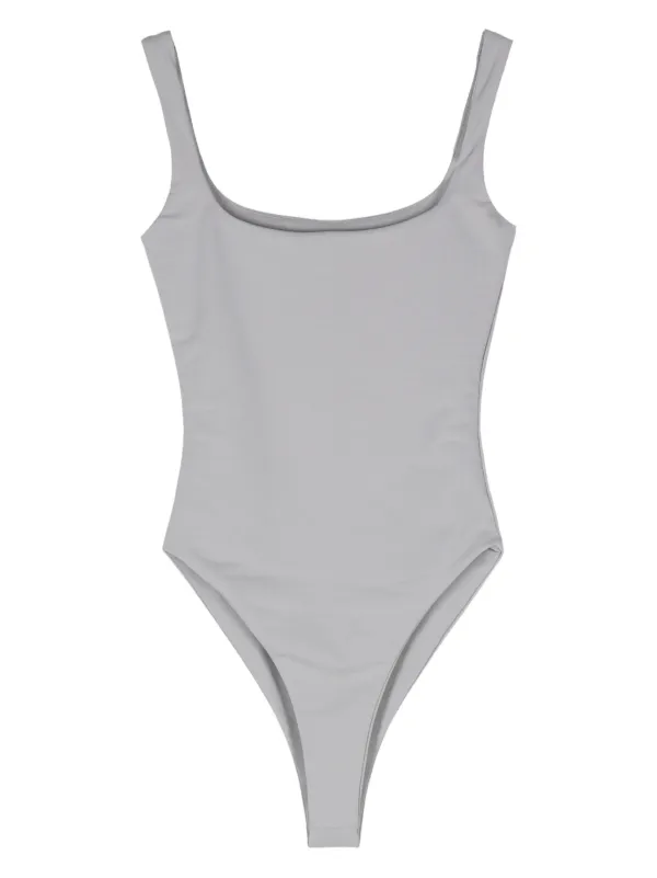 ENTIRE STUDIOS スクエアネック ボディスーツ | グレー ENTIRE STUDIOS スクエアネック ボディスーツ | グレー