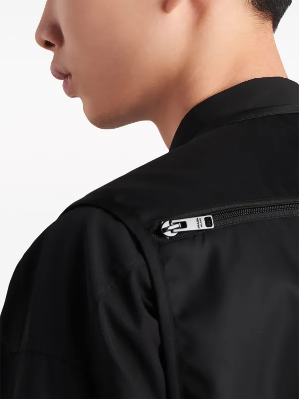 Prada Re-Nylon Utility Vest | Black | FARFETCH