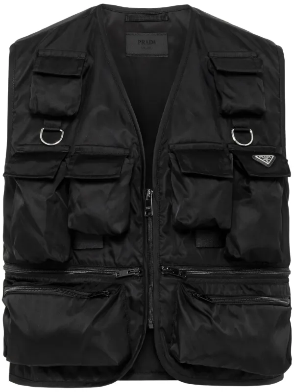 Prada Re-Nylon Cropped Vest Top - Farfetch