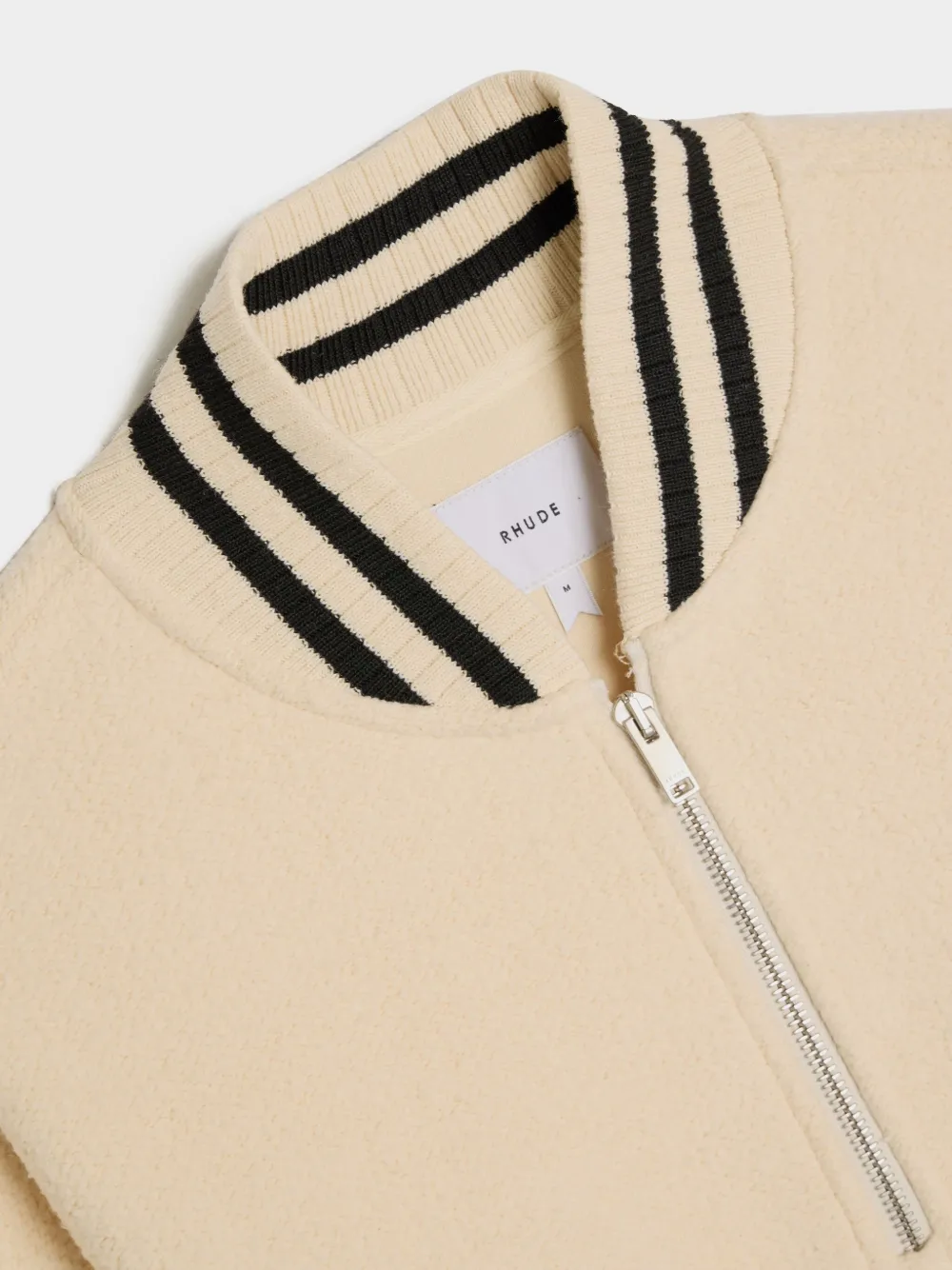RHUDE Sweater met halve rits Beige