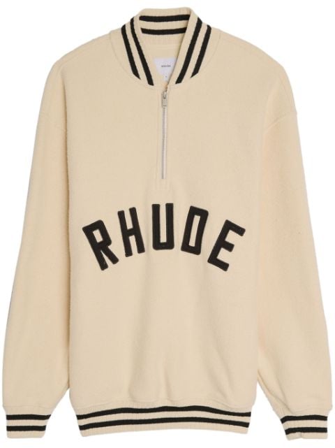 RHUDE Varsity half-zip sweatshirt
