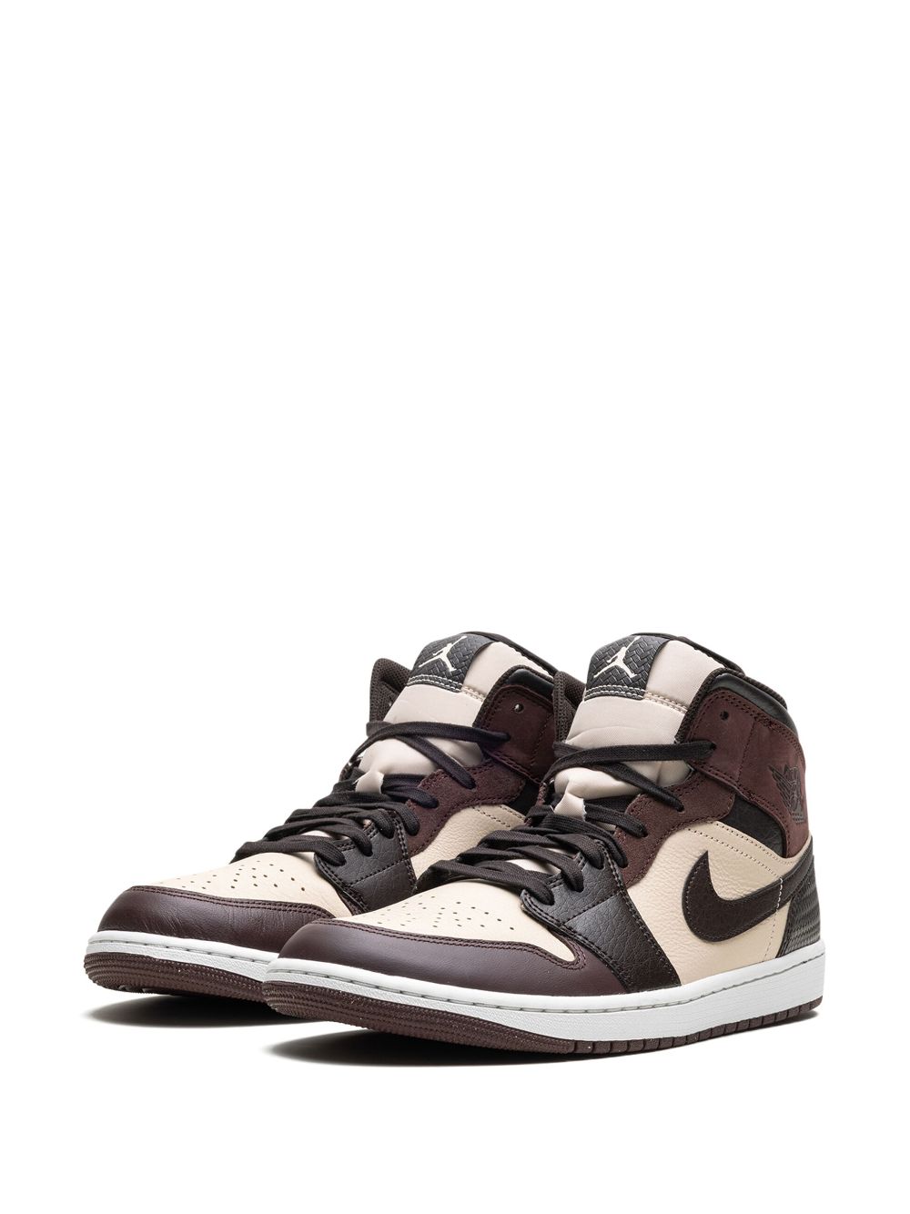 Shop Jordan Air  1 Mid Se "velvet Brown" Sneakers In 褐色