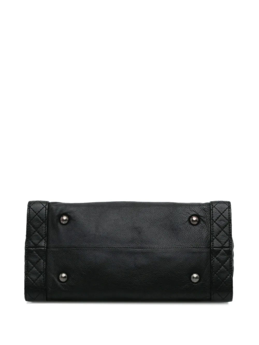 Pre-owned Chanel 2013-2014 Medium Boy Reverso Shopping Tote In 黑色