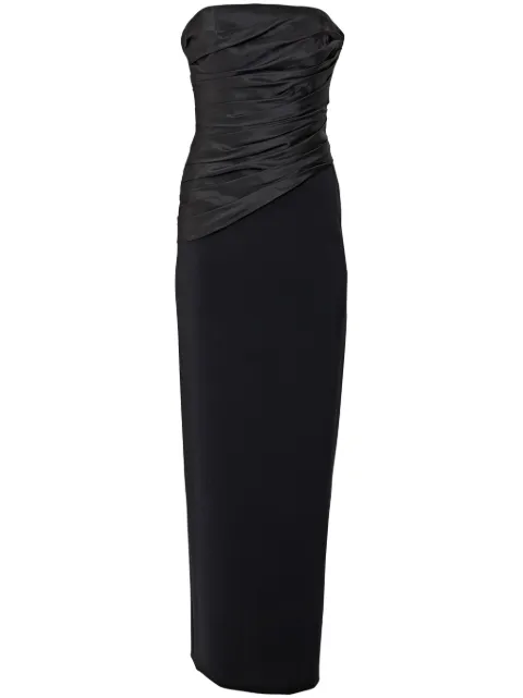 Carolina Herrera strapless ruched bodice gown