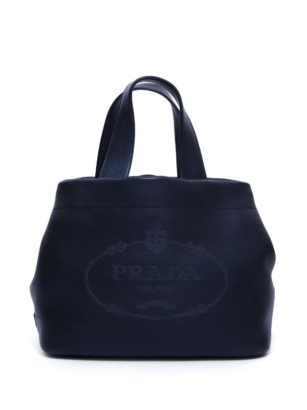 Prada canapa discount logo tote