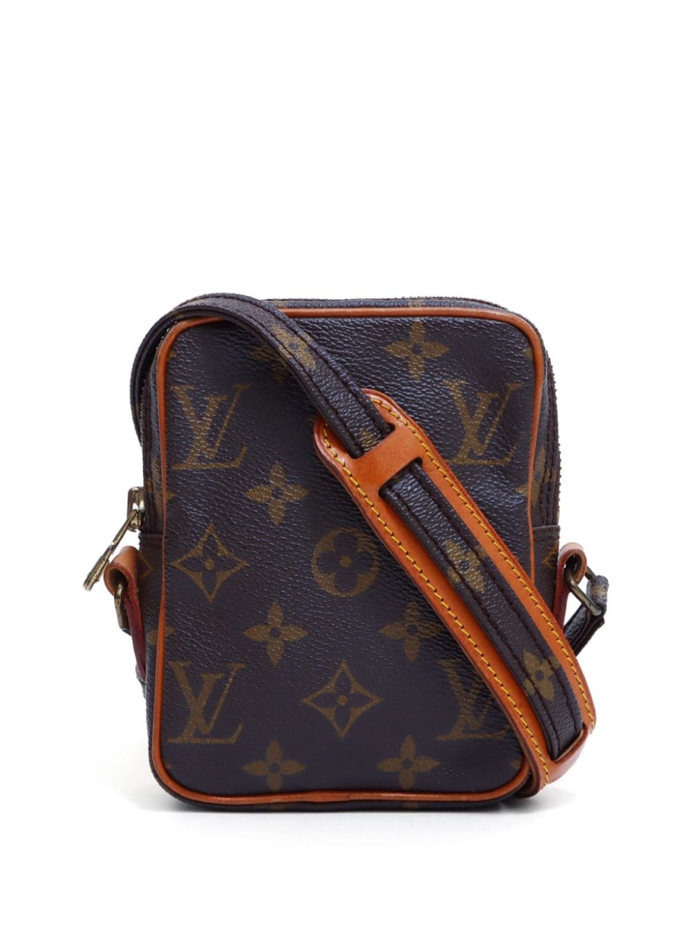 Pre-owned Louis Vuitton 1990s Mini Monogram Top-zipped Shoulder Bag In Brown