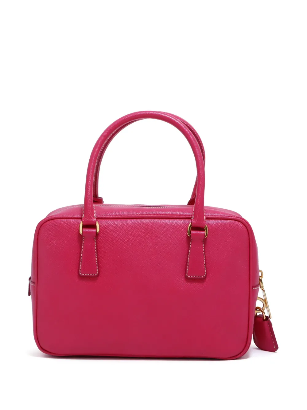 Prada Pre-Owned triangle logo handbag - Roze