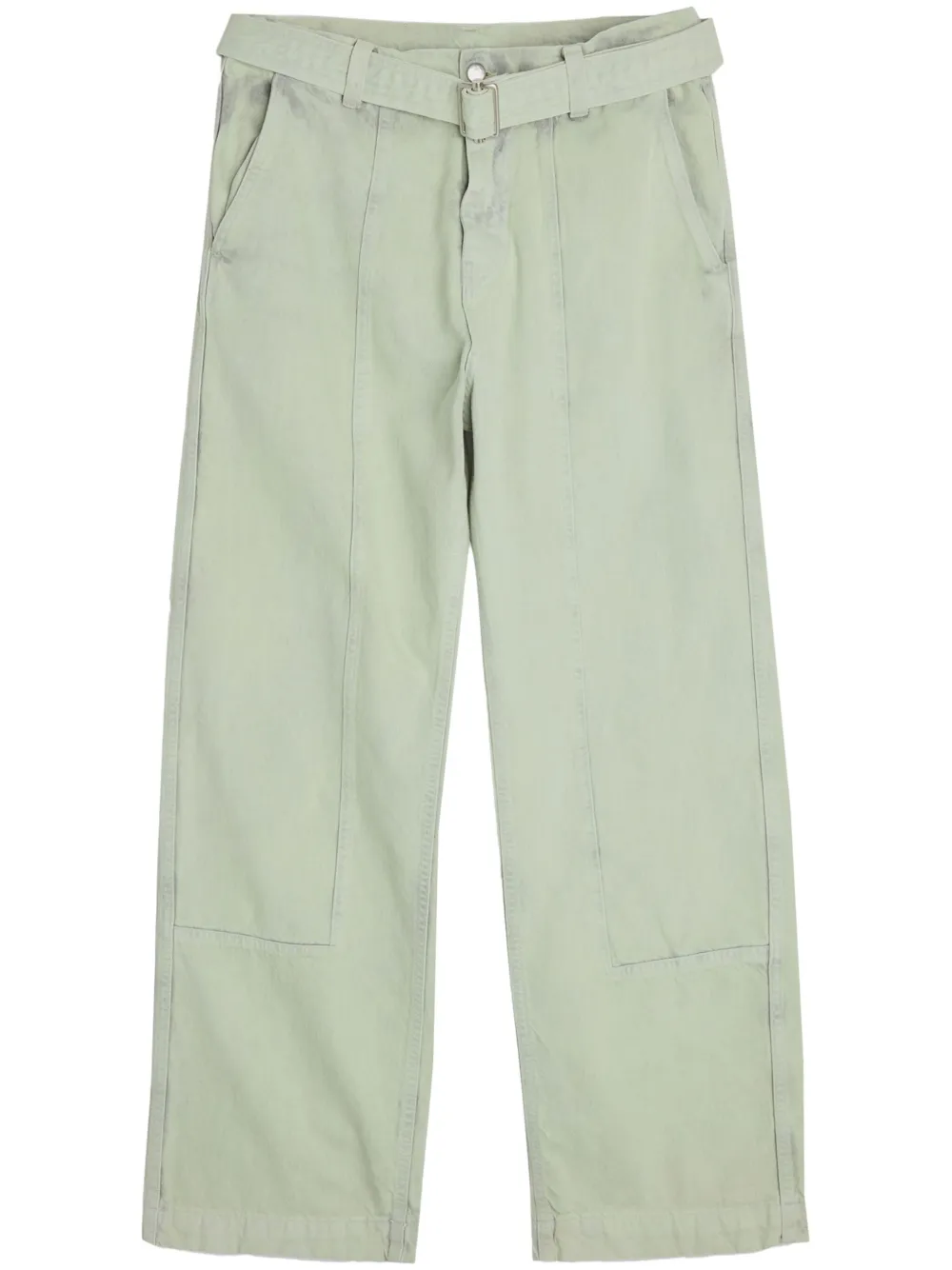 Oamc Gd Dixon Cotton Trousers In Green