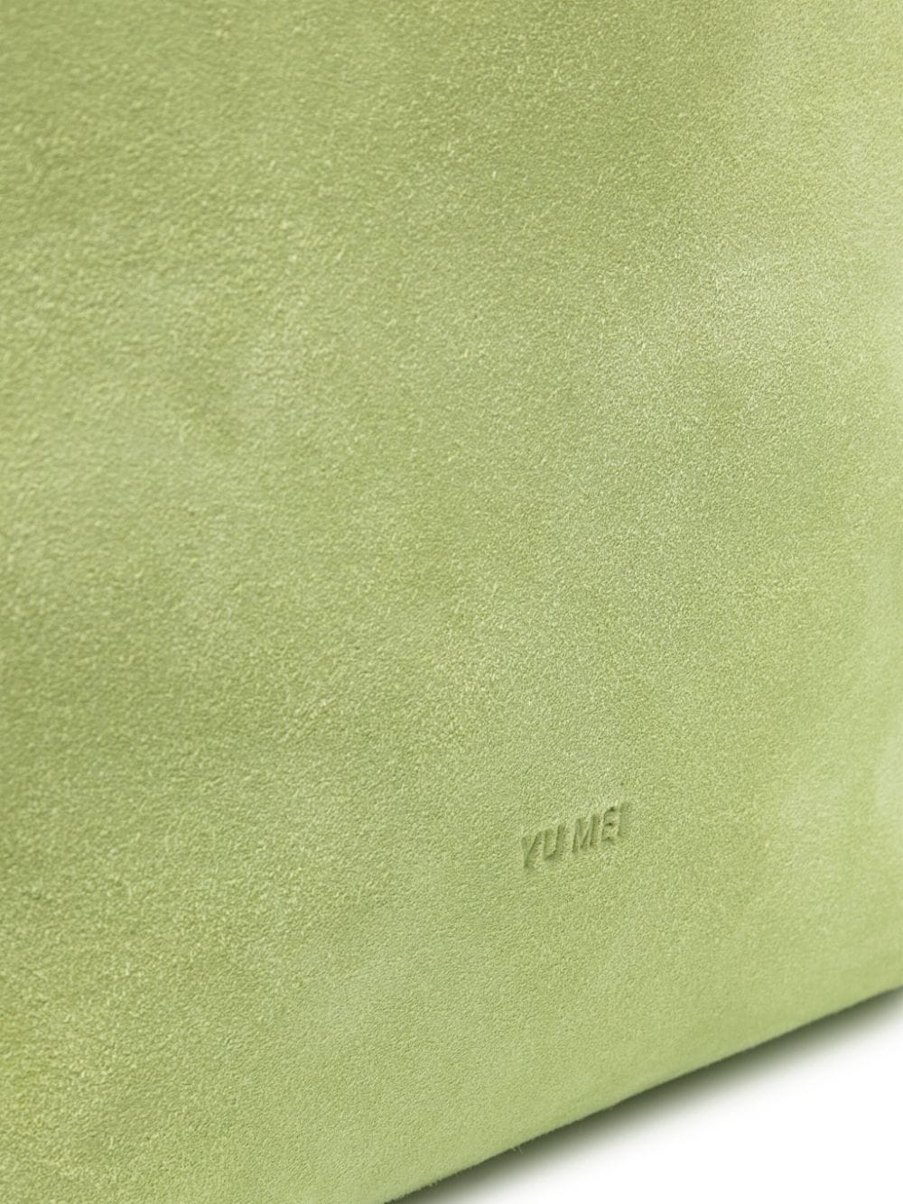 Shop Yu Mei Teresa Suede Tote Bag In Green