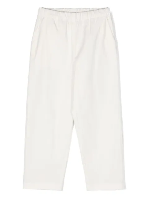 Douuod Kids tapered cotton-blend trousers