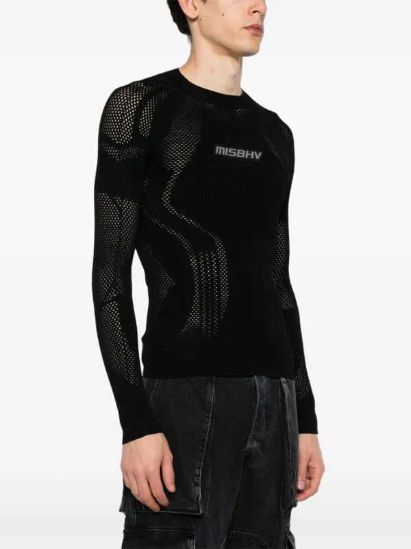 MISBHV オープンニット セーター | ブラック | FARFETCH JP 