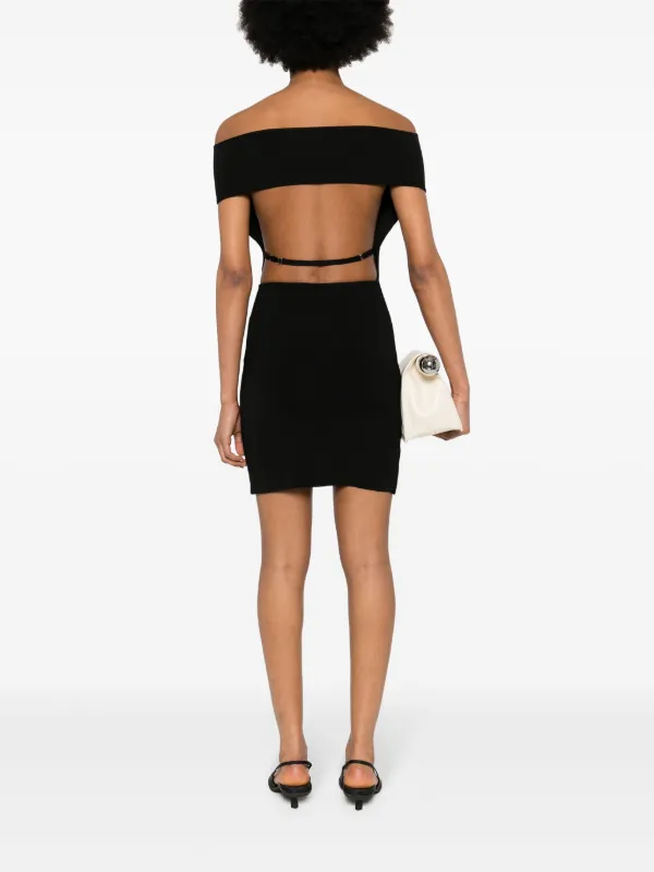 [JACQUEMUS] CUBISTA ミニドレス Jacquemus La Robe Cubista Mini Dress | Black | FARFETCH
