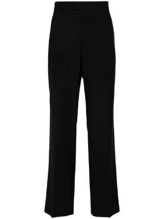 MM6 Maison Margiela ストレートパンツ | ブラック | FARFETCH JP