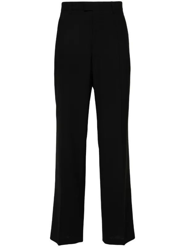 MM6 Maison Margiela ストレートパンツ | ブラック | FARFETCH JP