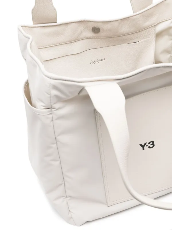 Y-3 Lux logo-print Tote Bag - Farfetch