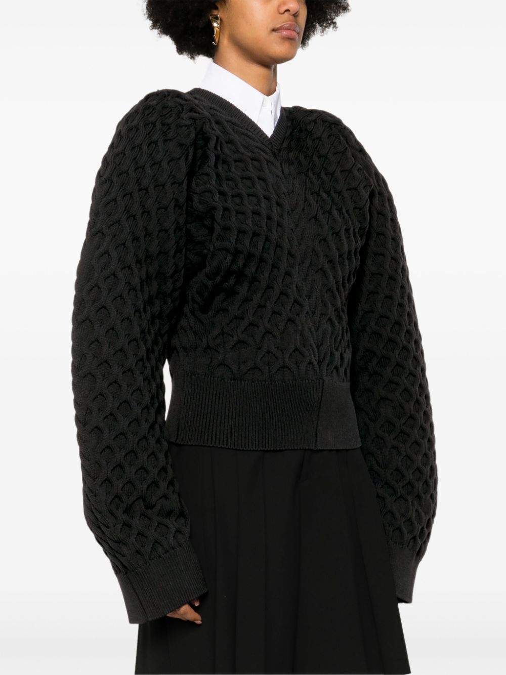 Jacquemus Le Sweater Boule Torsade jumper Women