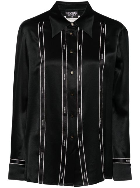 CHANEL 1994 blouse long-sleeved shirt Women