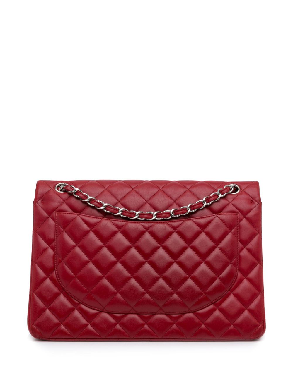 CHANEL Pre-Owned 2012-2013 maxi Double Flap shoulder bag - Rood