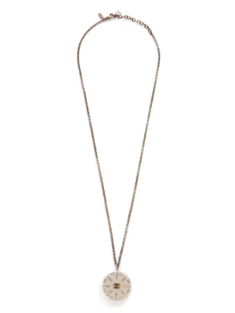 CHANEL Pre-Owned 2007 CC pendant necklace
