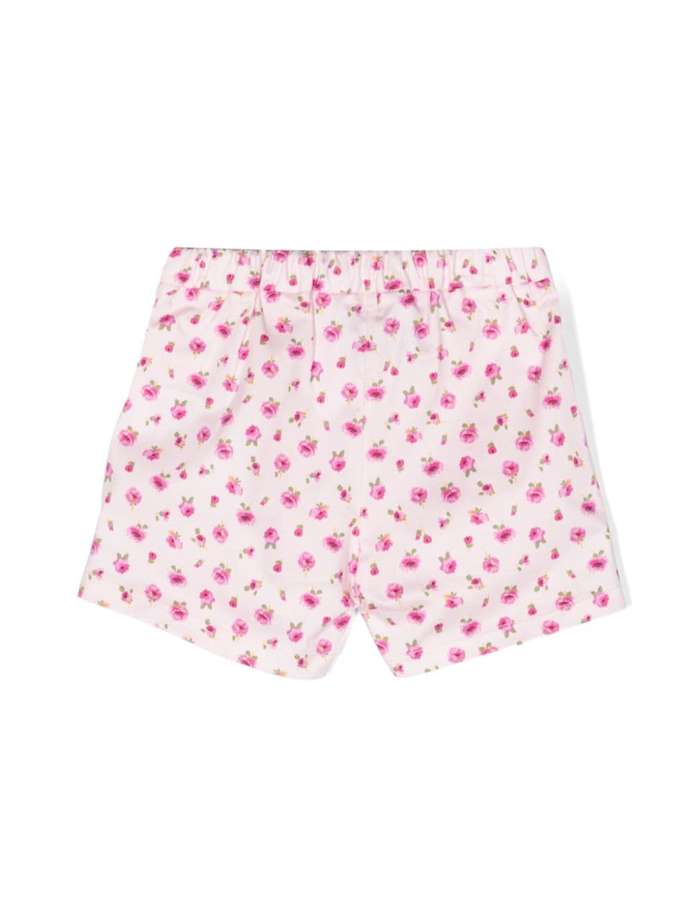 Simonetta Shorts met bloemenprint Roze