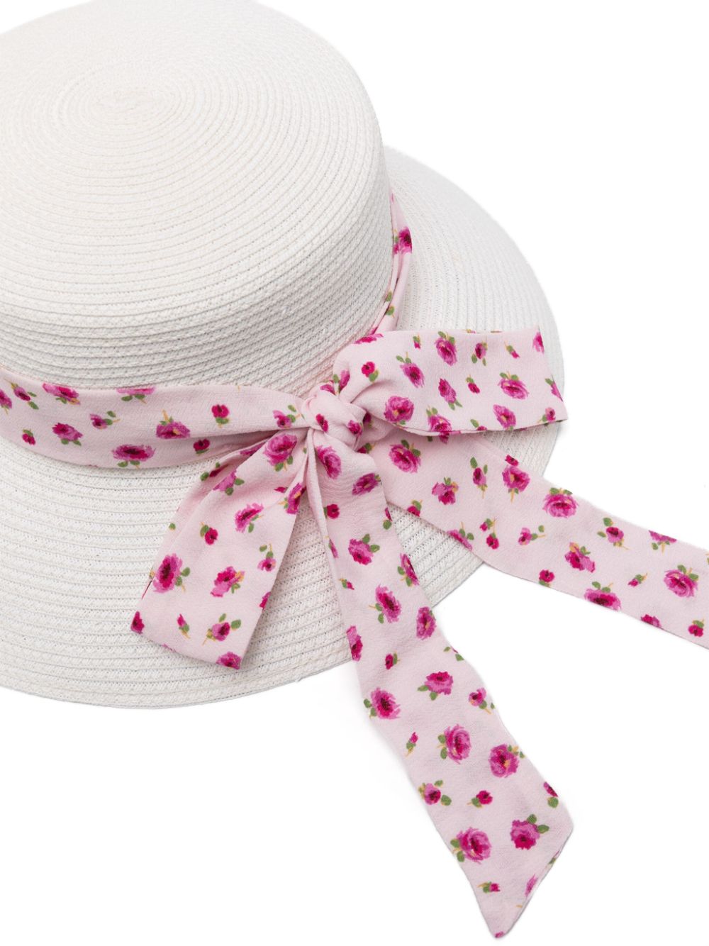 Image 2 of Simonetta sombrero de verano con estampado floral