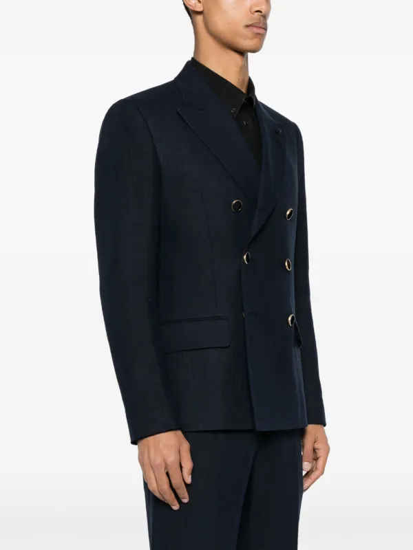 Lardini ダブルジャケット | ブルー | FARFETCH JP