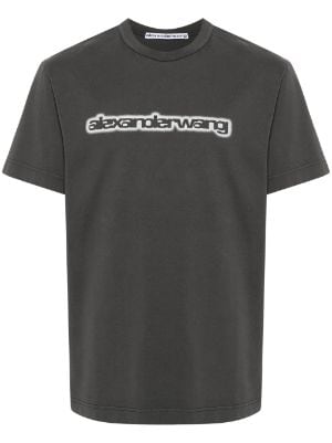 Alexander Wang Grey Match Graphic T-Shirt