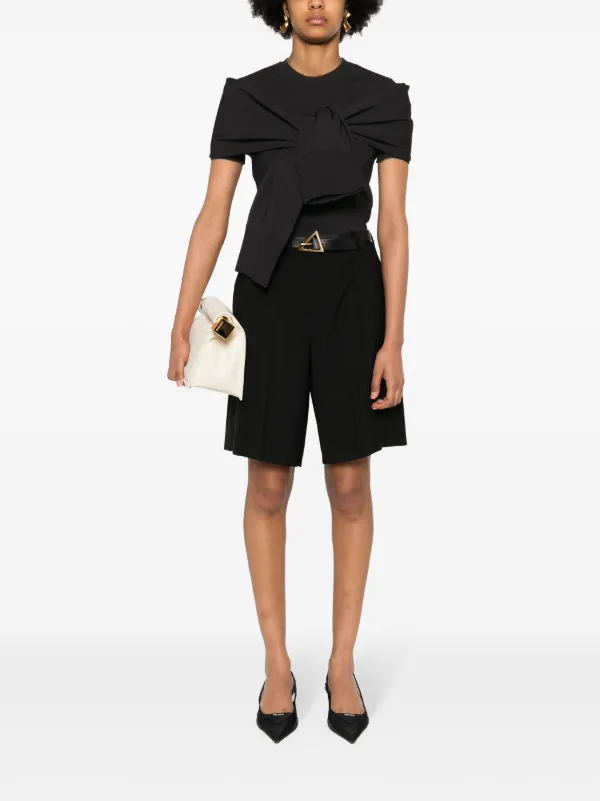 Jacquemus Le Haut Rica Knitted Top | Black | FARFETCH