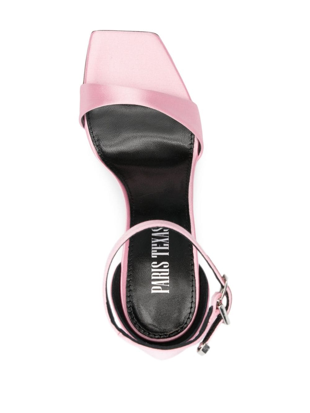 Shop Paris Texas 105mm Satin Stiletto Sandals In Rosa