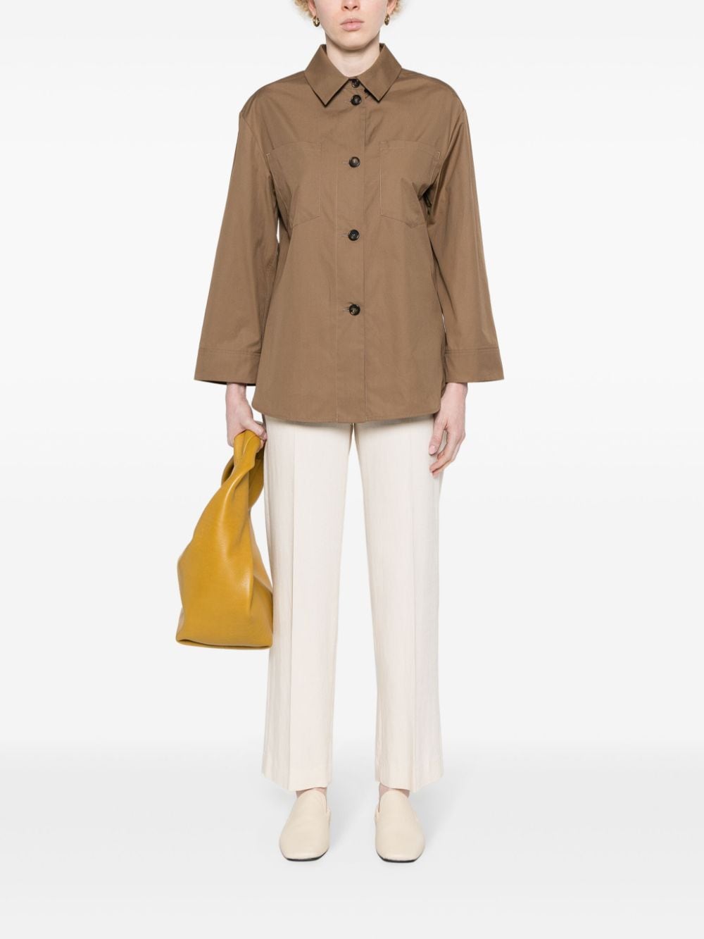 'S Max Mara Popeline blouse - Bruin