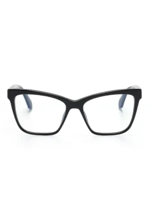 Off-White Eyewear Optical Style 50 スクエア眼鏡フレーム | ブラック