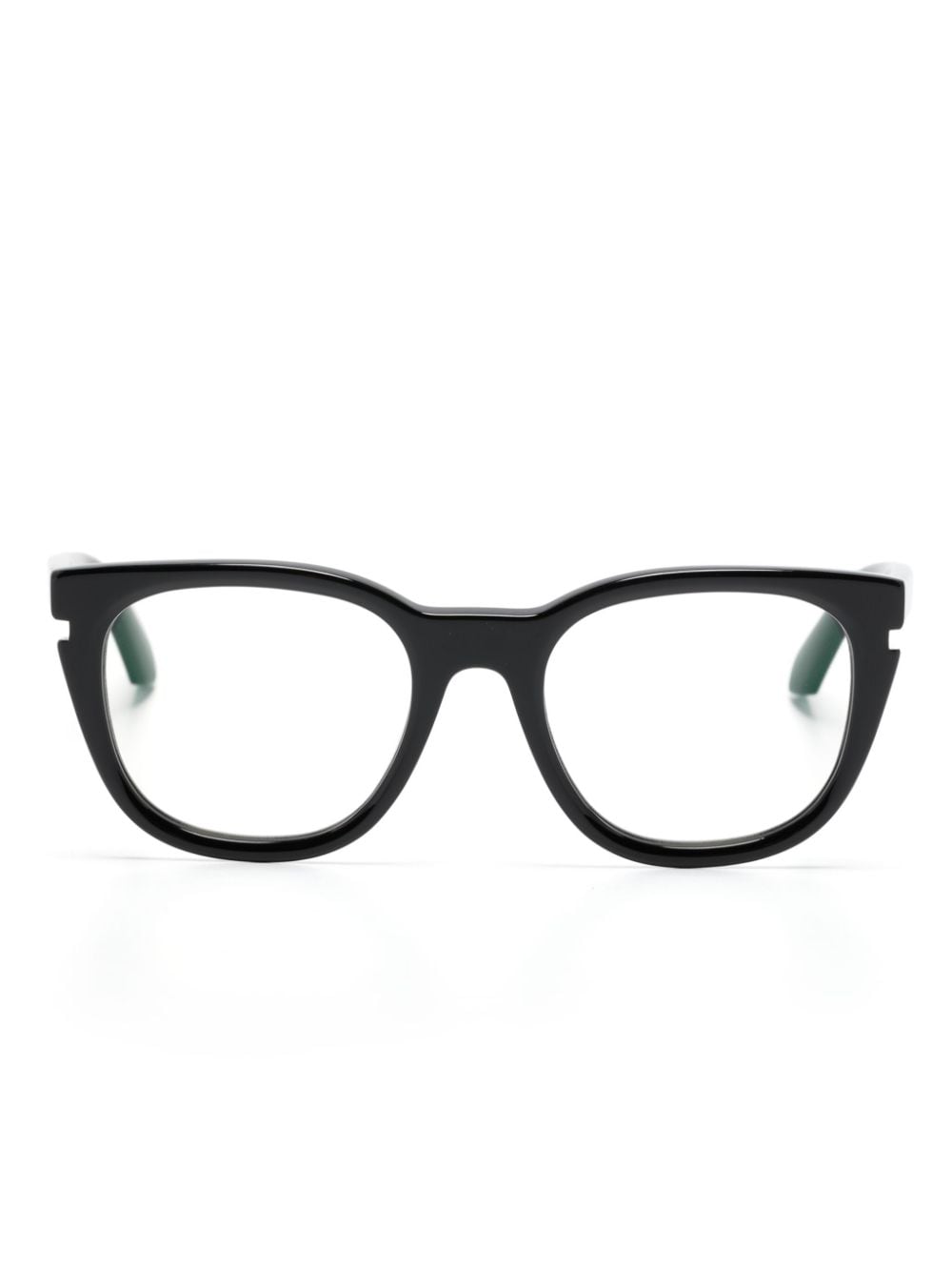 Off-white Round-frame Glasses In Black